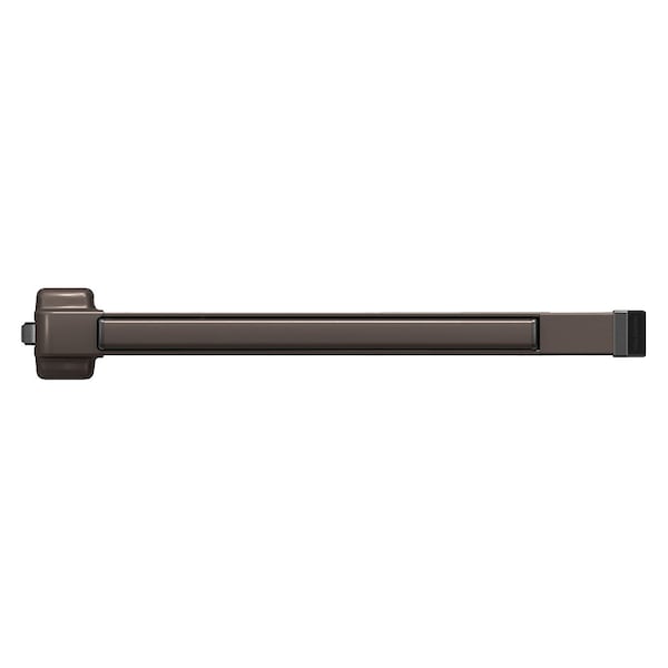 Grade 1 Rim Exit Bar, 36-in Device, Exit Only, Less Dogging, Dark Bronze Painted Finish